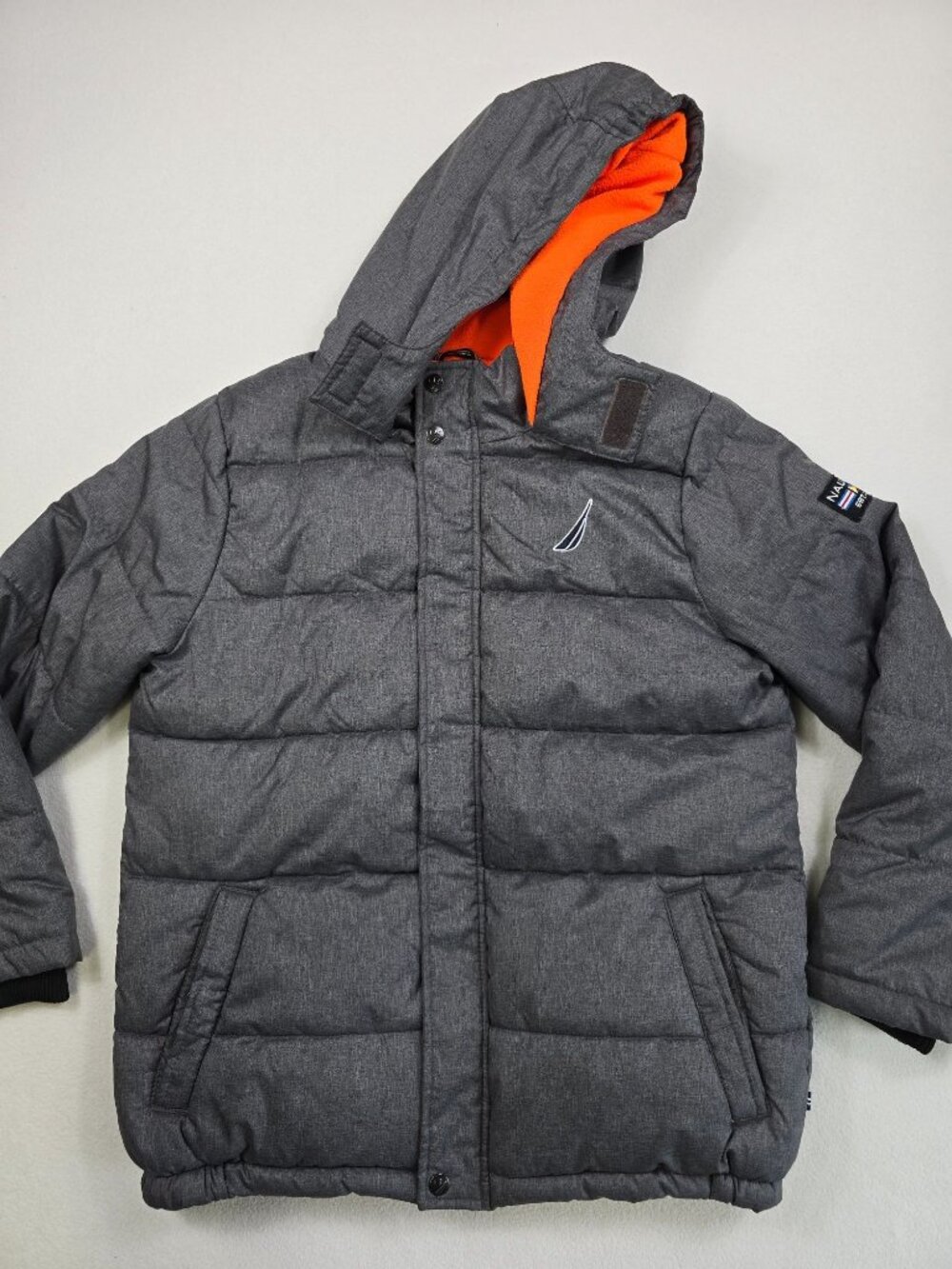 Nautica Boys L 14/16 Hooded Puffer Jacket